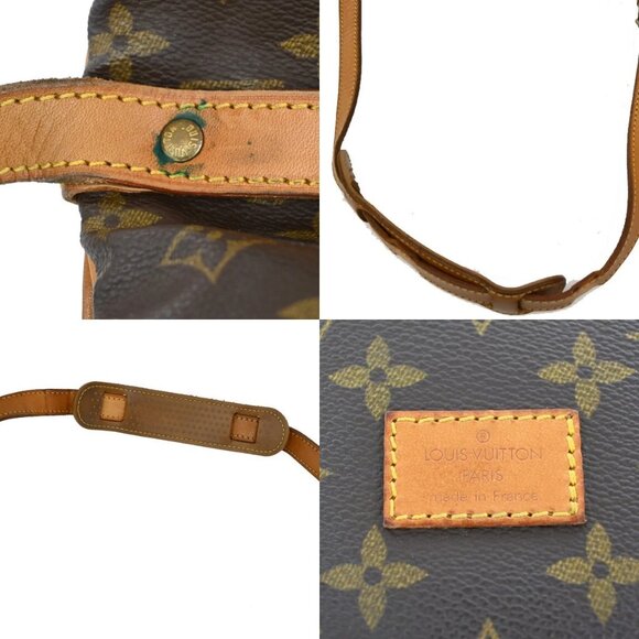 LOUIS VUITTON Logo Saumur 30 Shoulder Bag Monogram Leather Brown 73TA035 - Picture 9 of 15